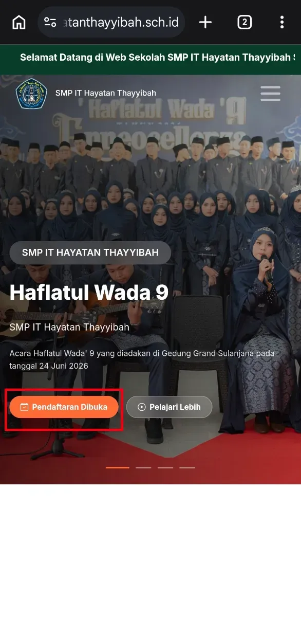 Membuat Akun PMB cara 2