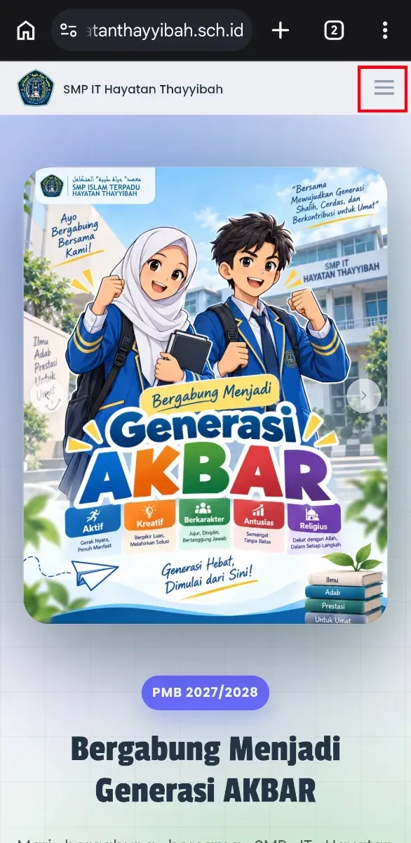 Registrasi Diri Anda