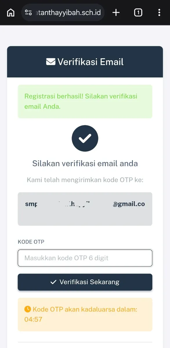Verifikasi Email