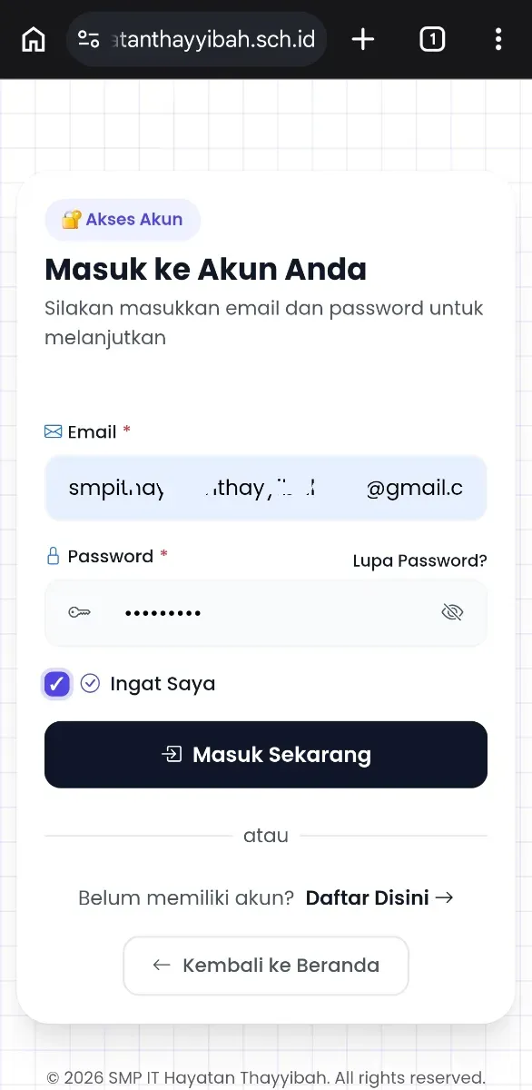 Contoh Pengisian